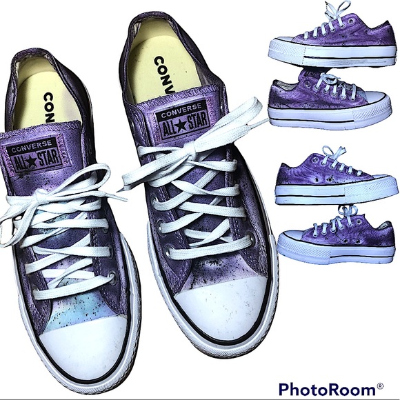 Converse | Shoes | One Of A Kind Tie Dye Platform Converse Sneakers |  Poshmark
